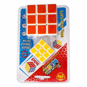 Boost memory and problem-solving skills with this 2-in-1 3x3 Magic Cube Puzzle set. Perfect mind-boosting brain teaser toy designed to keep active minds sharp and engaged.