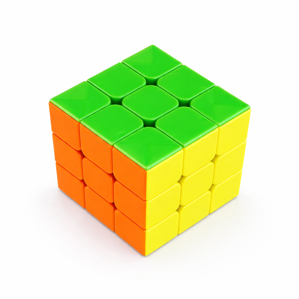 3x3 Speed Magic Cube – Stickerless Multicolor Puzzle Toy3x3 Speed Magic Cube Puzzle (Multicolor Rubik’s Cube Toy) 3x3 Speed Magic Cube – Stickerless Multicolor Puzzle Toy - Image 1