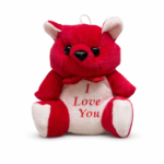 Cute Red Teddy Bear Soft Toy – "I Love You" Plush Gift for Loved Ones - Image 2