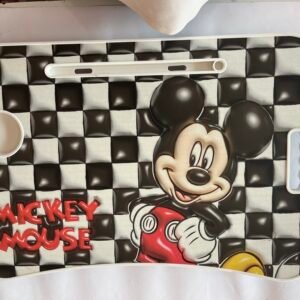 Mickey Mouse Cartoon Printed Serving Tray | Black & White Checkerboard