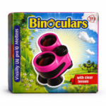 Kids Pink Binocular Toy – Lightweight Mini Telescope for Outdoor Fun - Image 2