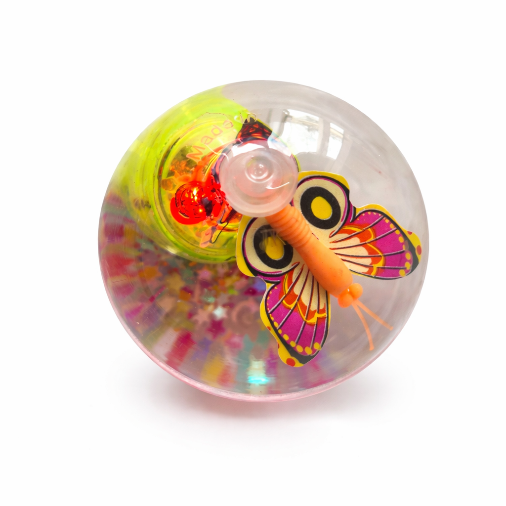 Floating Butterfly LED Crystal Ball | Colorful Bouncy Toy for Kids (63 characters)Magic Floating Fish Crystal Ball Toy (2) Floating Butterfly LED Crystal Ball | Colorful Bouncy Toy for Kids (63 characters) - Image 1