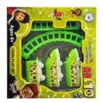 Mini Railway Train Toy Set for Kids | 3 Train Cars & Track